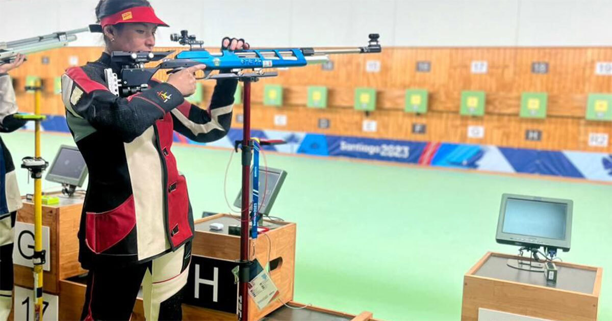 Salmantina Goretti Zumaya consigue el quinto lugar en tiro deportivo en los Juegos Panamericanos 