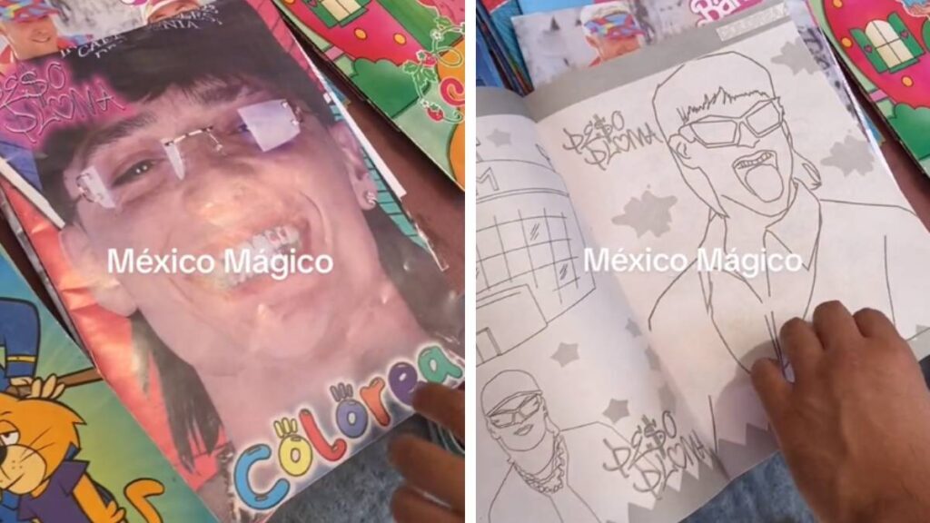 Peso Pluma tiene sus propios libros para colorear, ¿los comprarías?