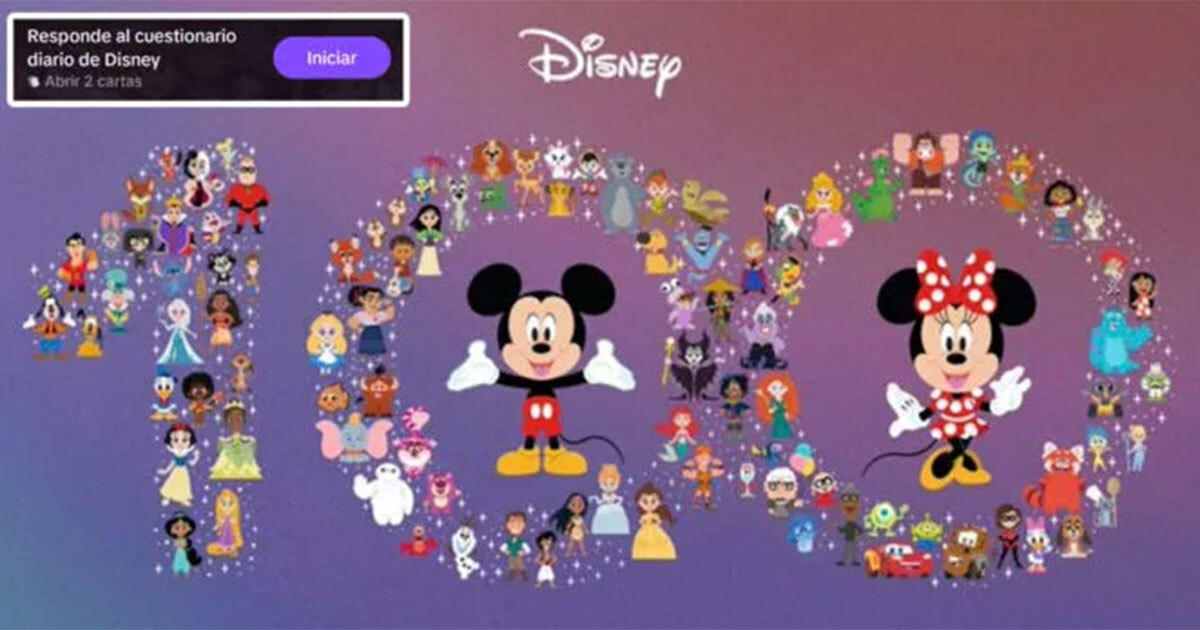 Estas son las respuestas del cuestionario del 1 de noviembre de Disney 100 años en TikTok