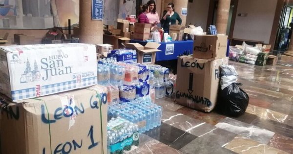 Así avanza acopio de víveres en Guanajuato para Guerrero; centros se mantendrán hasta el fin de semana 