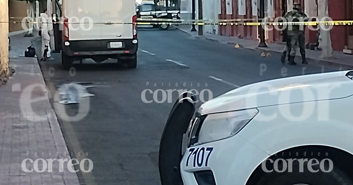 Balaceras en la colonia Ejidal y la zona centro de Celaya dejan dos personas muertas 