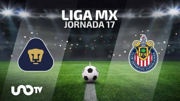 ¿A qué hora y cuándo juega Pumas vs Chivas en la Jornada 17 del Apertura 2023 de la Liga Mx?