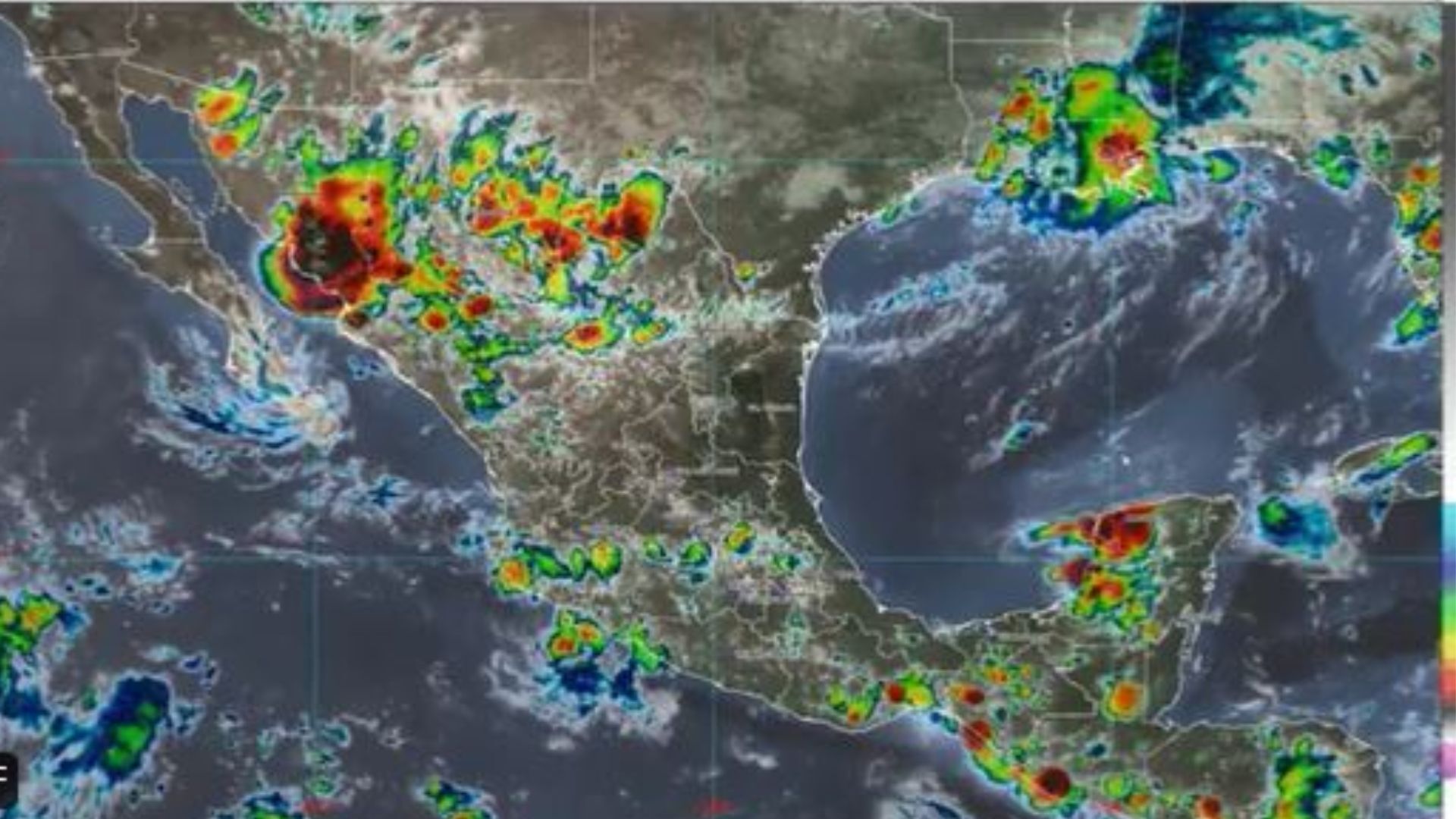 Frente frío número 9 se extiende por todo México; habrá fuertes lluvias en estos estados