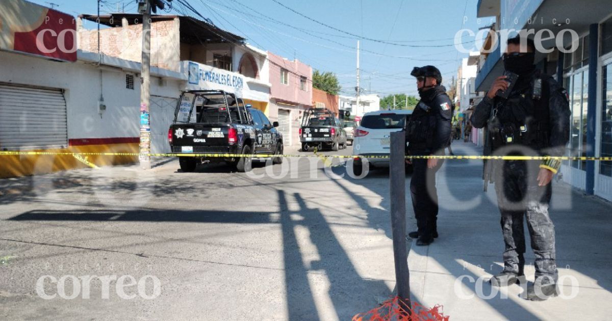 Balacera en colonia Barrio San Juan de Celaya deja a dos comerciantes heridos