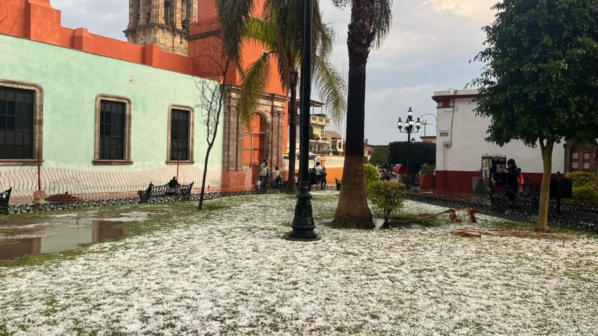 Cae granizo en Guanajuato y pinta municipios de blanco | Fotos