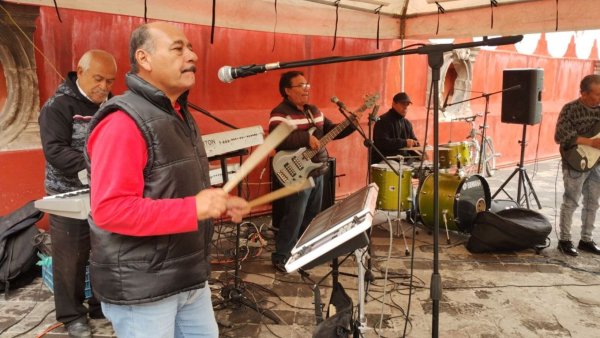  Banda musical ‘Los Cinco del Sabor’ de Salamanca homenajean a la ‘Patrona de los músicos’ en su día