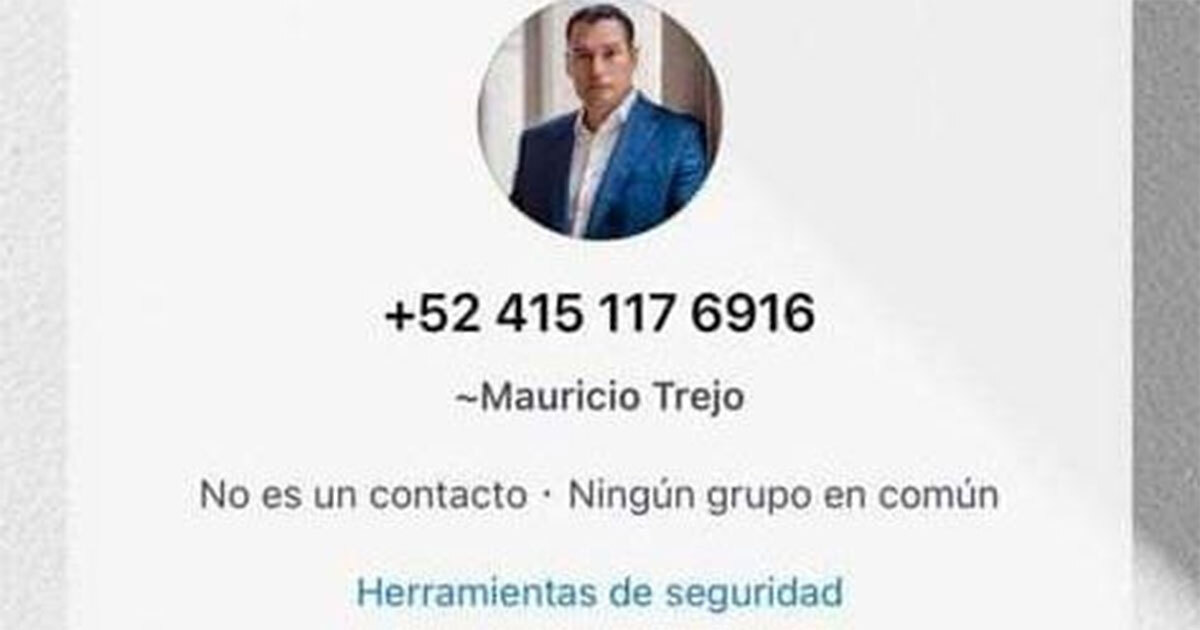 ¿Mauricio Trejo te mandó un ‘whats’? Usan cuenta falsa para hacerse pasar por el presidente de SMA 