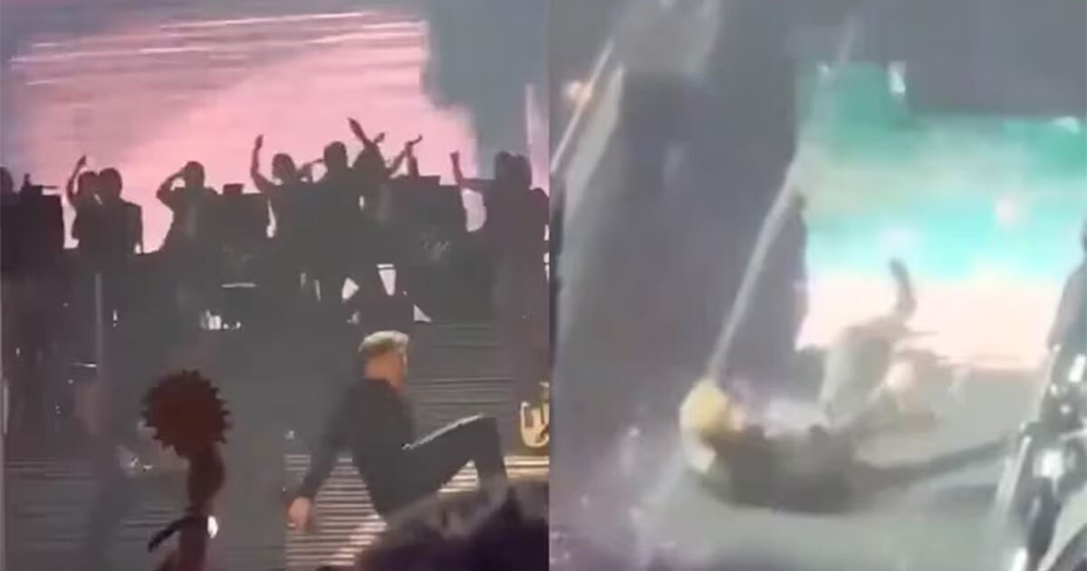 Luis Miguel se cae en concierto y se vuelve viral; estas son las peores caídas de famosos en el escenario