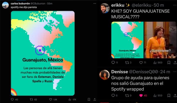 Spotify Wrapped 2023: Guanajuato causa confusión y burlas por ser destino musical de muchos