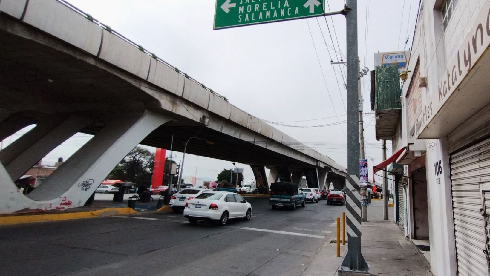 Comerciantes de Celaya buscan apoyo por obras del Puente Constituyentes