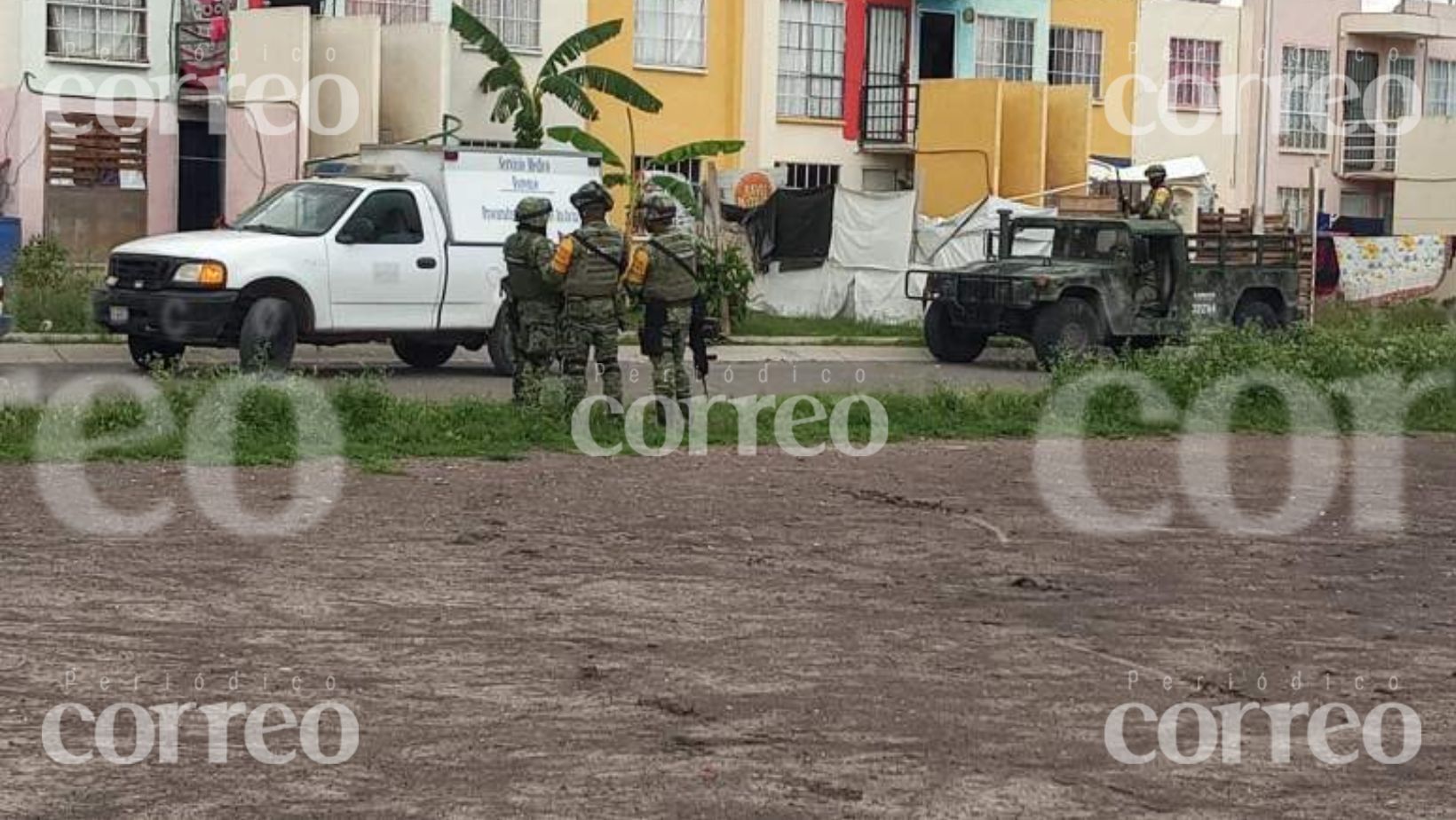 Balacera interrumpe fiesta en colonia Villas del Bajío de Celaya, una mujer muerta