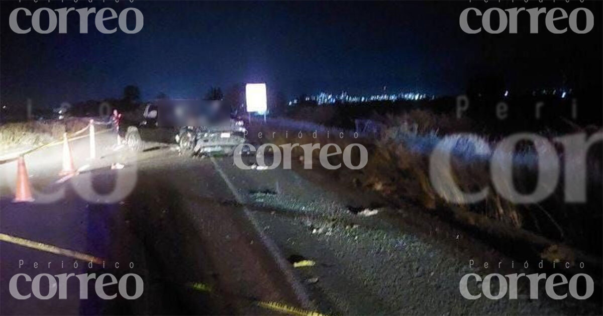 Choque en la carretera Acámbaro-Salvatierra deja dos personas muertas