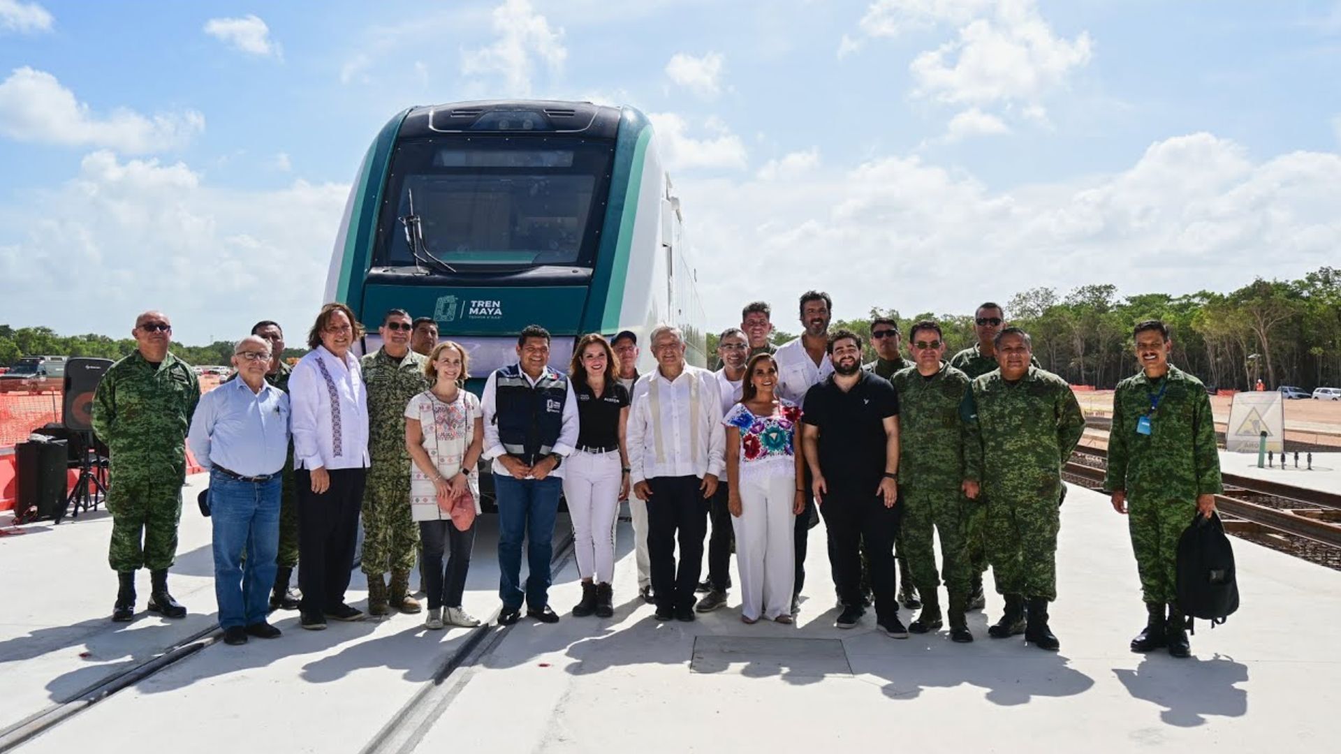 Así fue la inauguración del Tren Maya en su primer viaje de Campeche a Cancún