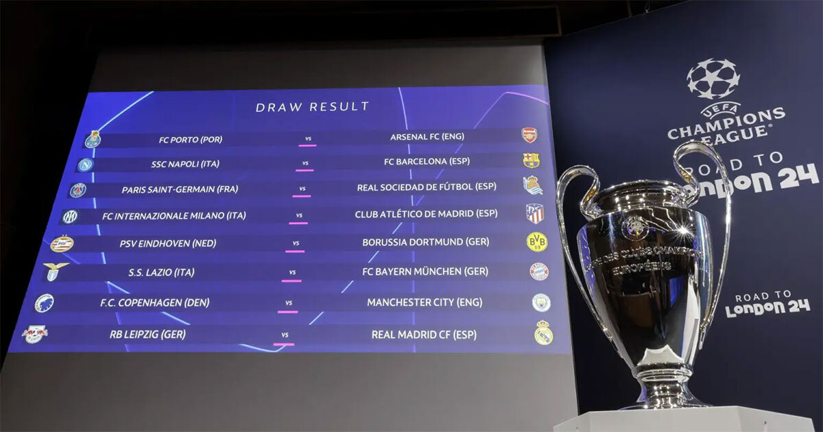 Calendario de los octavos de final de la UEFA Champions League: Real Madrid vs RB Leipzig