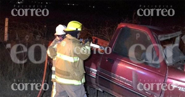 Aparatoso choque en San Luis de la Paz deja dos personas muertas 