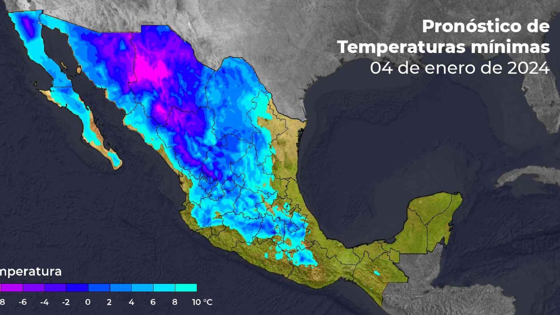 Interacción entre frente frío 22 y 24 provocará fuertes lluvias en estos estados