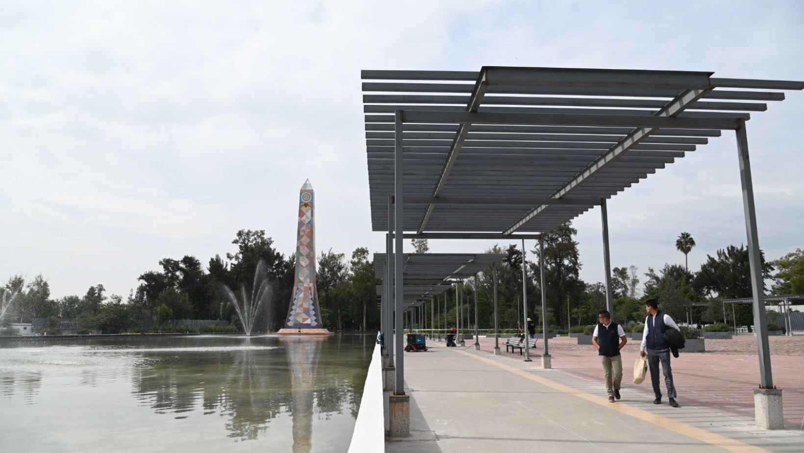 Parque Irekua en Irapuato transforma su imagen con pérgolados ecológicos