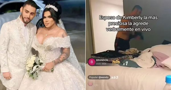 Kimberly La Más Preciosa pide auxilio en transmisión en vivo tras acusar a su esposo Óscar Barajas de violencia