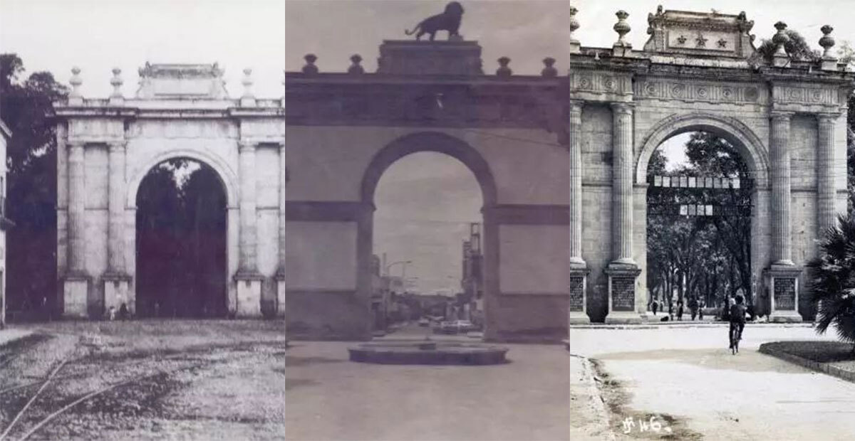 Arco de la Calzada de los Héroes en León cumple 130 años. Así fue su evolución | Fotos