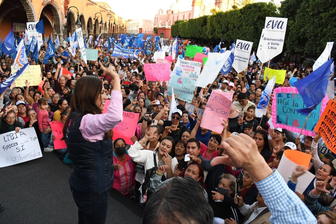 “Voy a ser la gobernadora”: así recibieron a Libia García en su gira por Valle de Santiago 