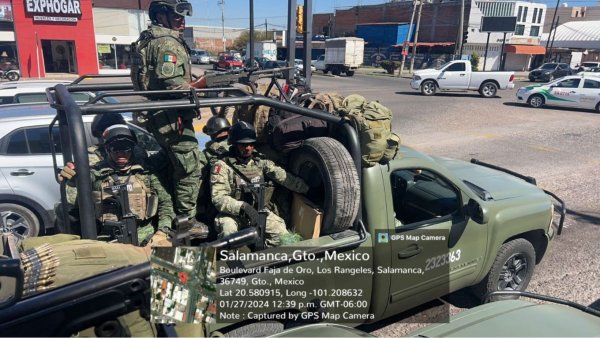 Refuerzan varios municipios de Guanajuato con la llegada de más de mil soldados del Ejército Mexicano