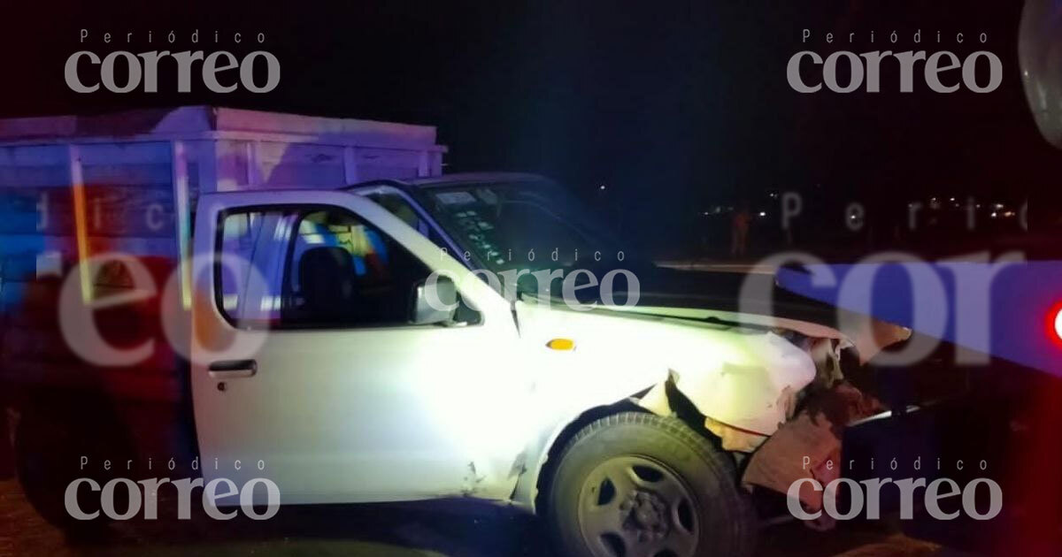 Aparatoso choque sobre la carretera Silao - Irapuato deja dos heridos graves 