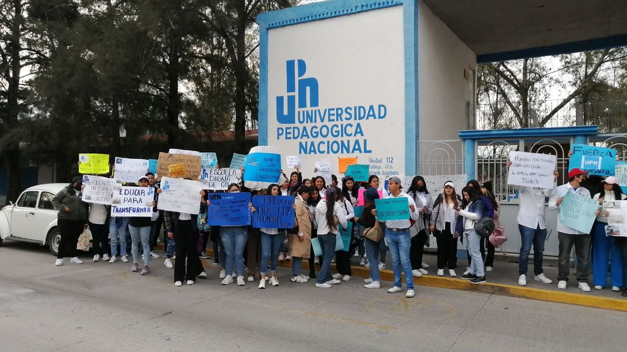 Alumnos de la UPN Acámbaro exigen aulas dignas y mejoras en su universidad