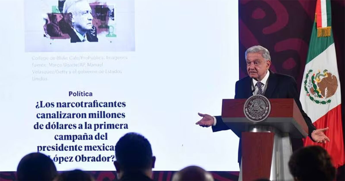 AMLO descarta acciones legales tras acusaciones de Tim Golden por supuestos nexos con narcotráfico