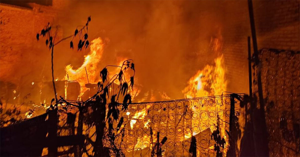 Alarma incendio de jacal en la colonia San Javier en Guanajuato capital 