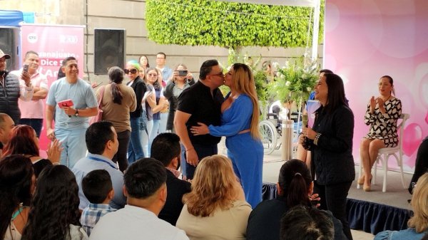 ¡Hasta que la muerte los separe! Parejas celebran boda comunitaria; 6 de ellas de la comunidad LGBT