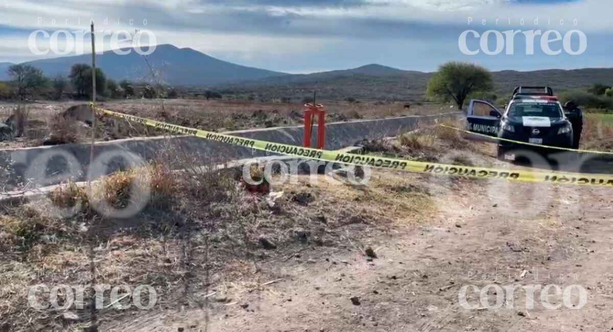 Localizan cabeza humana en canal de riego de Salvatierra