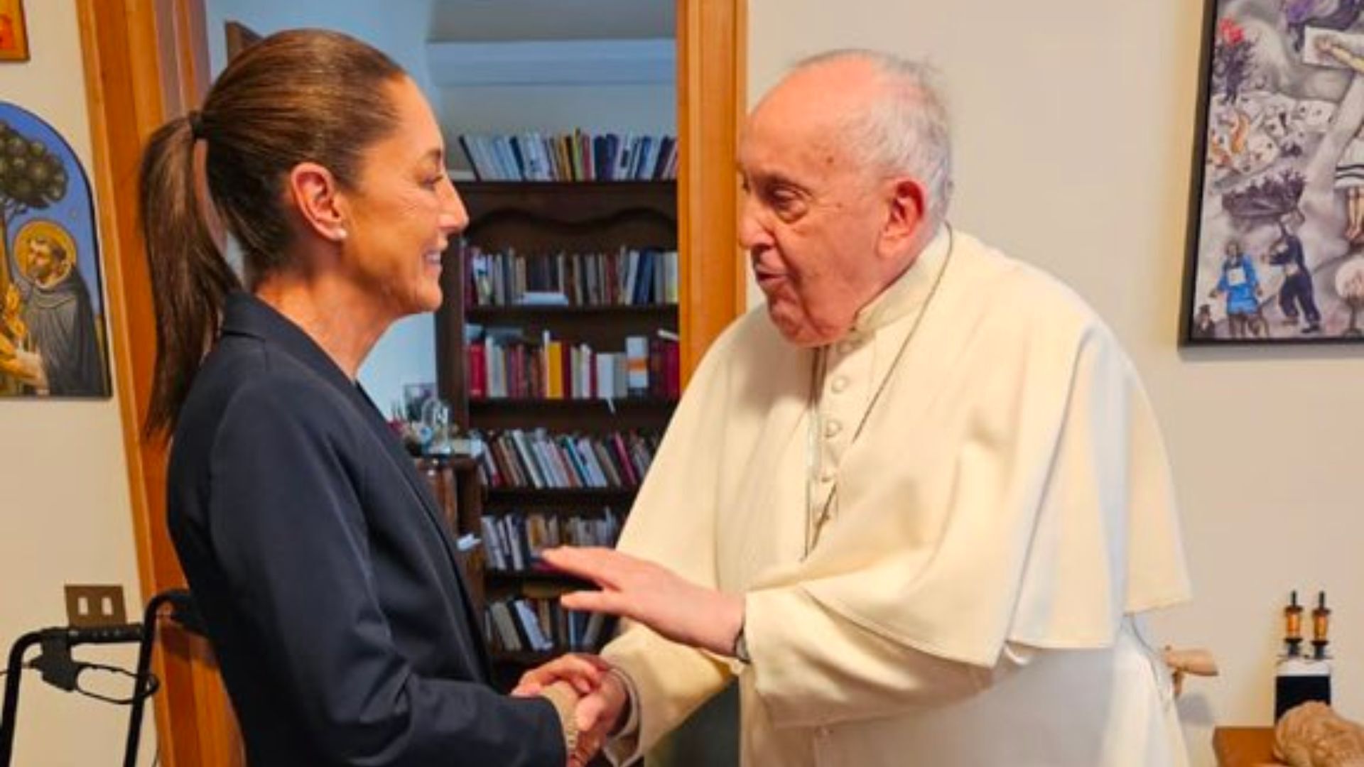 Sheinbaum comparte su experiencia tras visita al Papa Francisco en el Vaticano