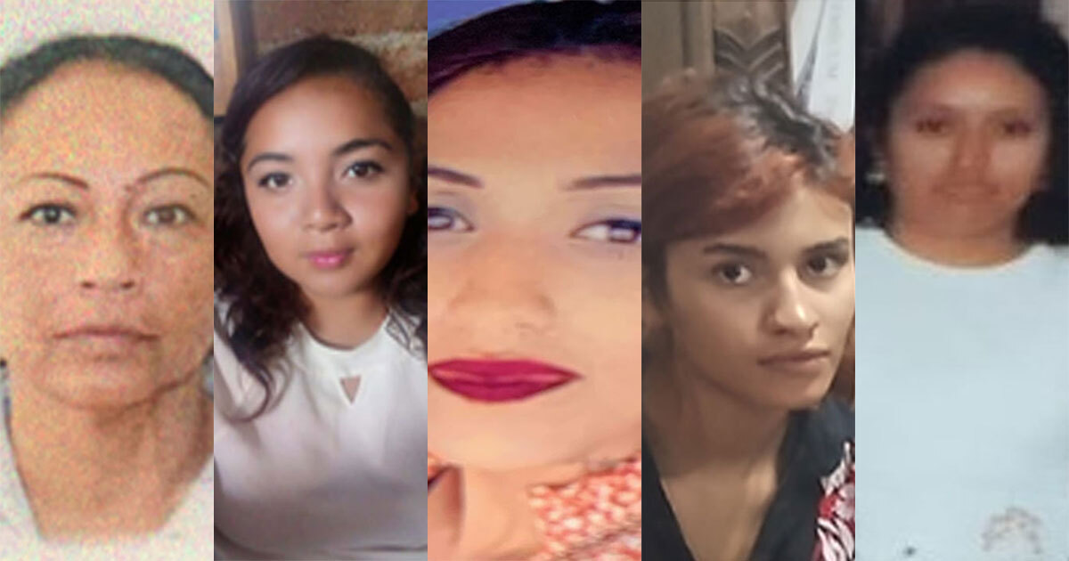 Buscan cinco mujeres desaparecidas en Guanajuato; tres son de León