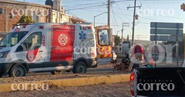 Arrollan a motociclista en la avenida Clouthier en San Luis de la Paz 