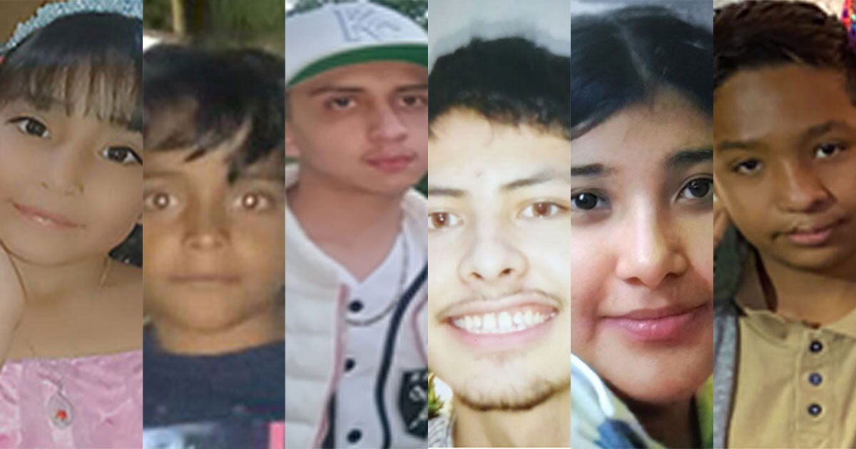 Activan Alerta Amber por dos niños y cuatro adolescentes desaparecidos en Guanajuato