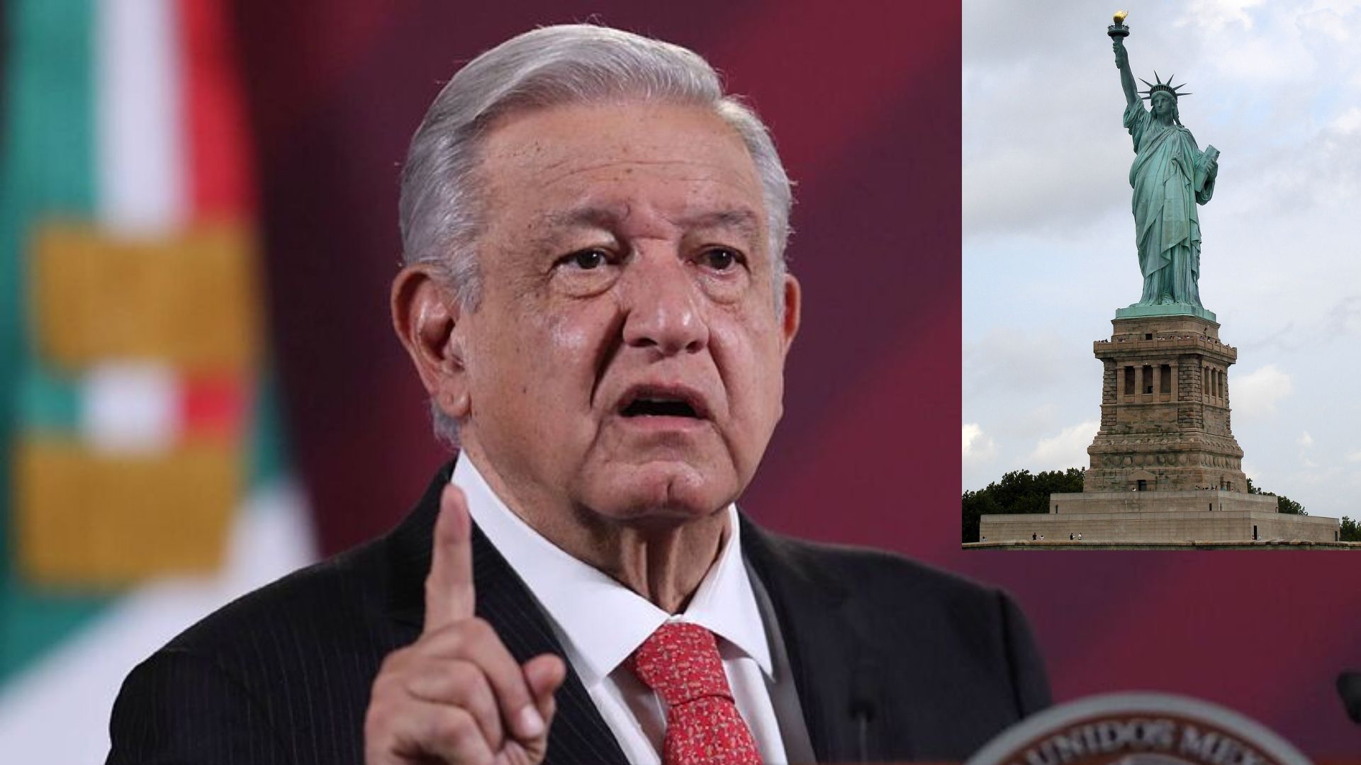 AMLO propone traer la Estatua de la Libertad a México por caso Assange