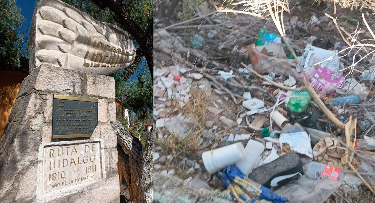 Histórica Bajada de Tecolote en Guanajuato capital queda abandonada entre basura