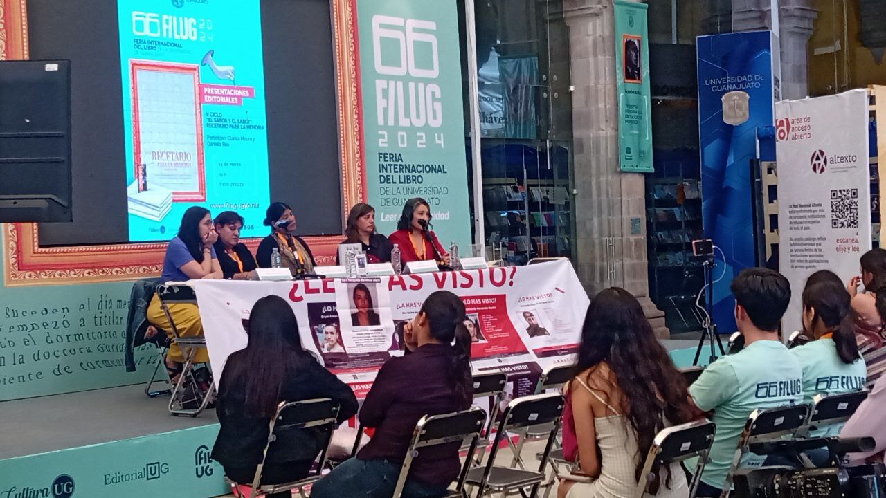 Presentan Recetario para la Memoria en Feria del Libro de la UG; un tributo a los desaparecidos