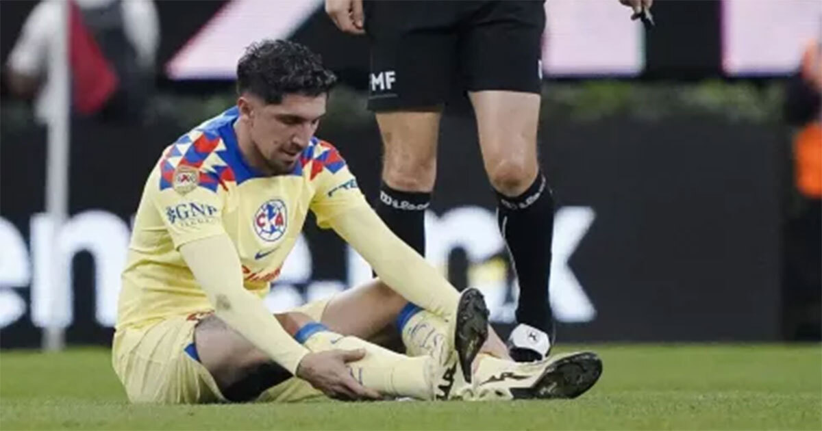 Diego Valdés sale lesionado en el clásico América vs Chivas, ¿qué le pasó?