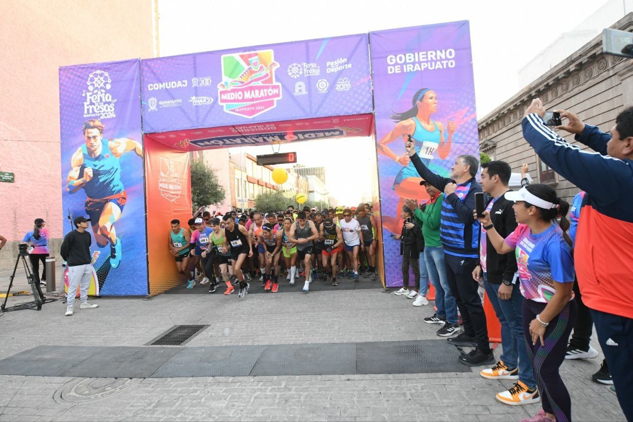 Llega a Irapuato el Medio Maratón 2024 de la “Feria de las Fresas”