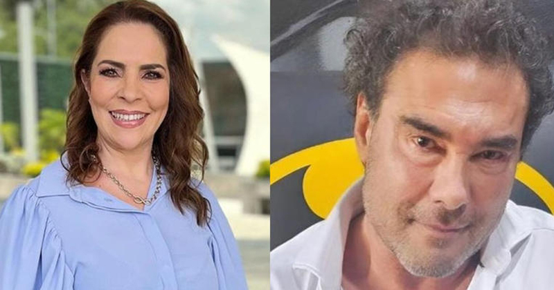 Eduardo Yañez y Ana María Alvarado discuten en el funeral de Nicandro Díaz 