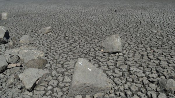 Presa del Palote en León pasa de su máximo a su mínimo de agua en 9 años