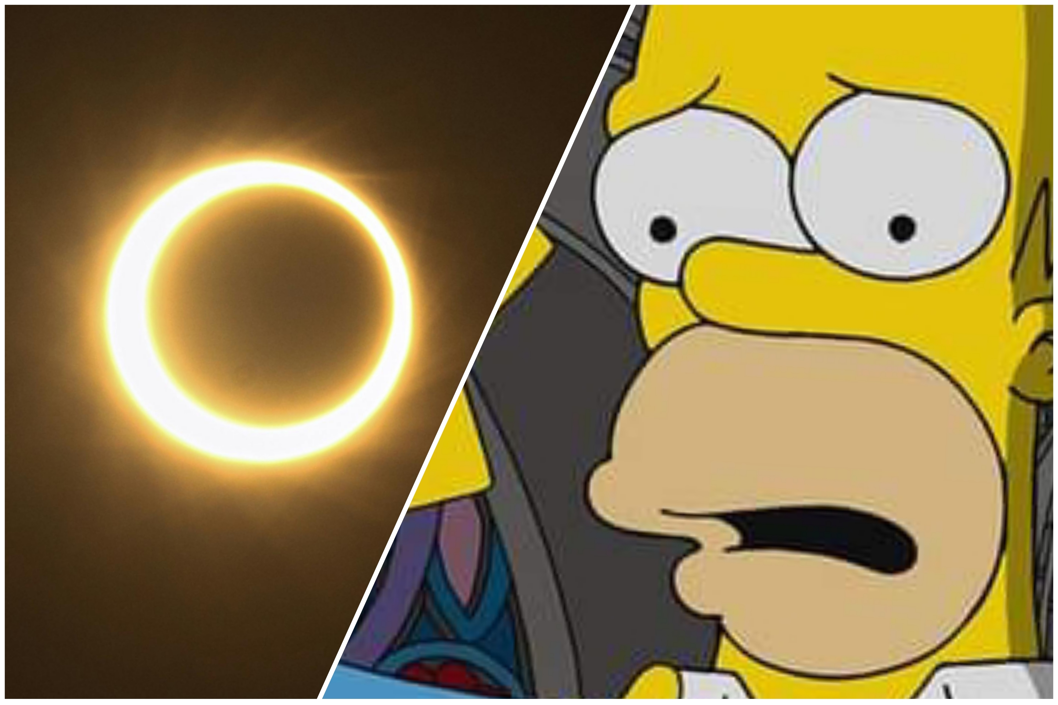 ¿Cuál es la predicción de Los Simpson para el próximo eclipse solar?