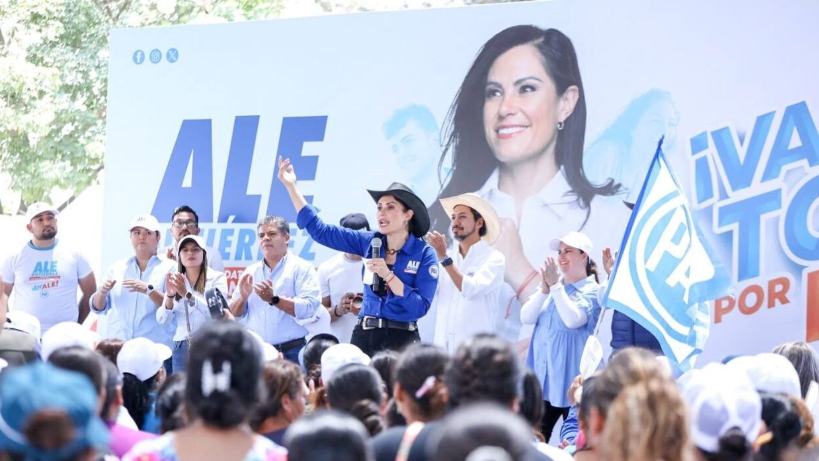 ¿Qué promesas hizo Alejandra Gutiérrez en su recorrido rural de campaña?