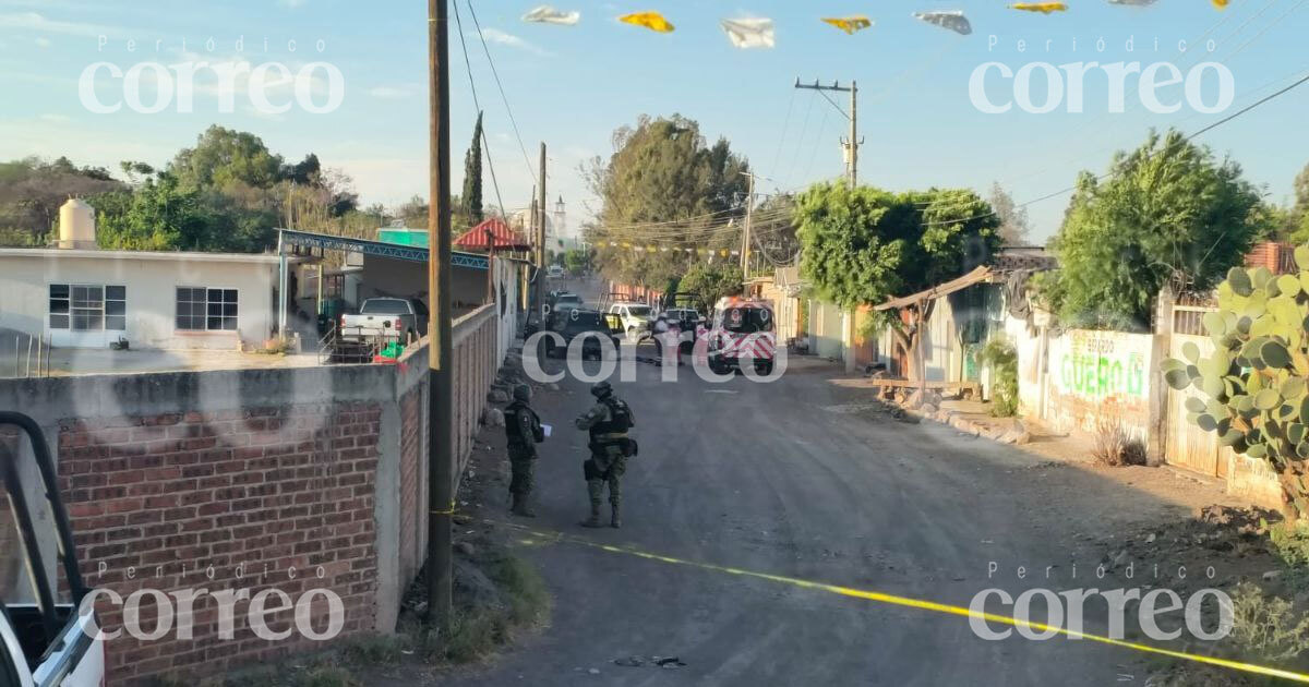 Balacera en la comunidad Labor de Valtierra en Salamanca deja dos hombres sin vida 