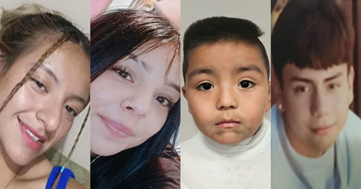 Buscan a María, Mayte, Juan y Joshua, menores desaparecidos en Guanajuato