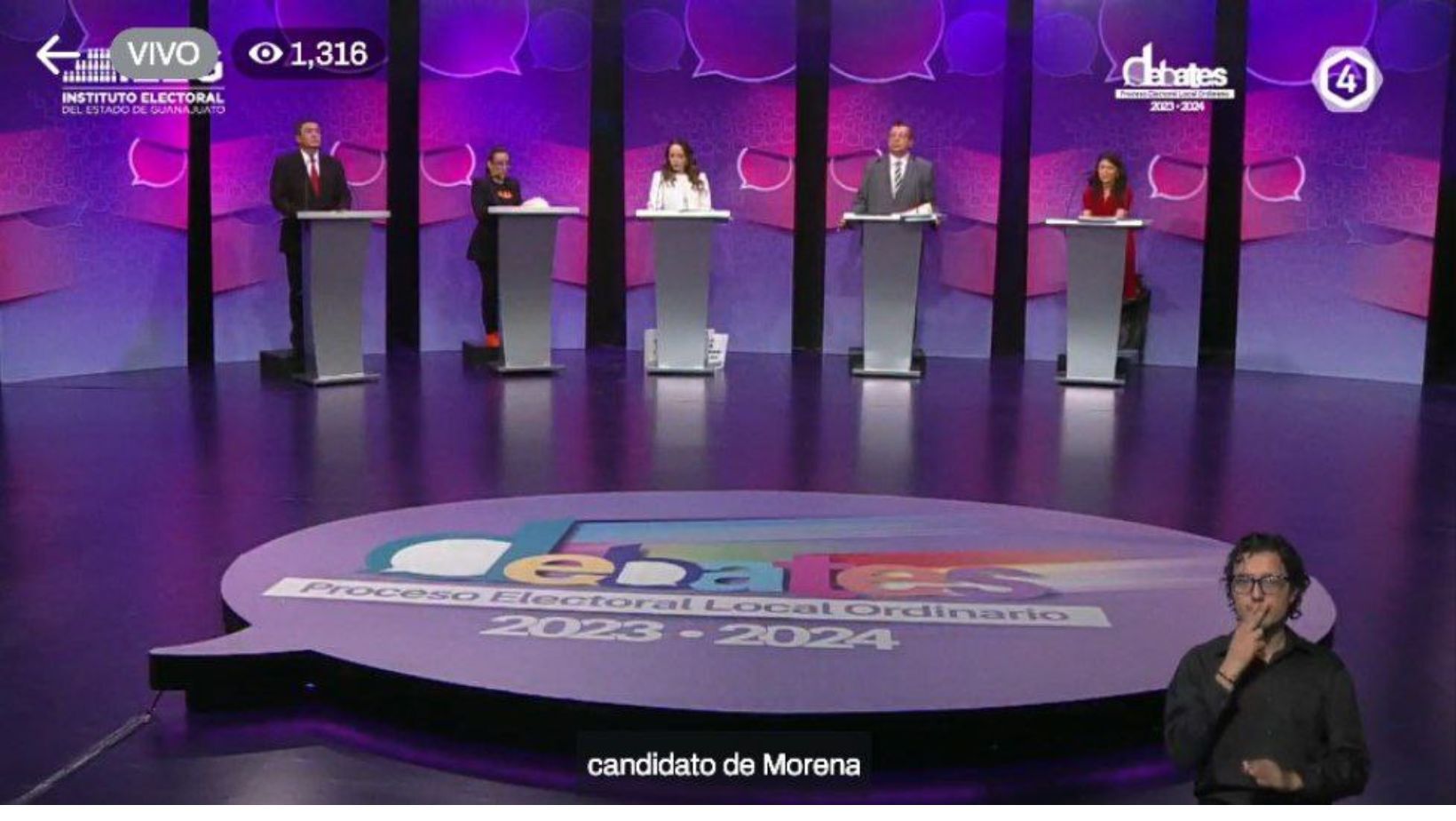 Elecciones 2024 | Así se vive el debate por la presidencia Municipal de Guanajuato