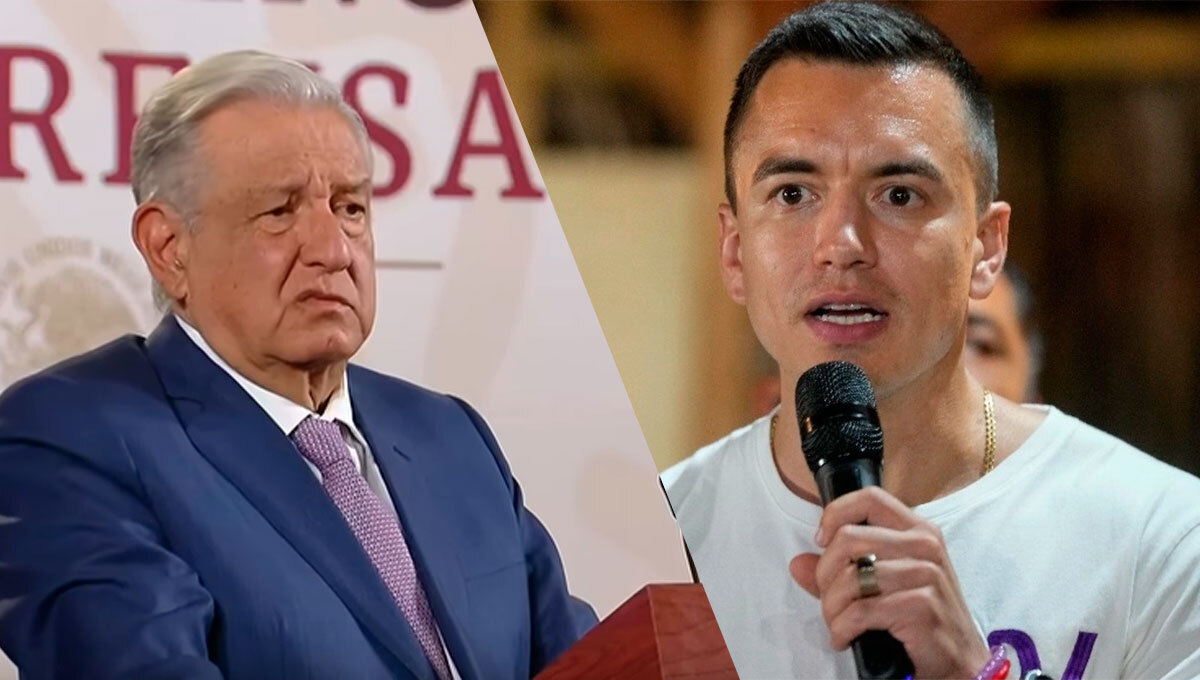 No habrá tacos y ceviche; AMLO rechaza invitación de Daniel Noboa sobre conflicto con Ecuador