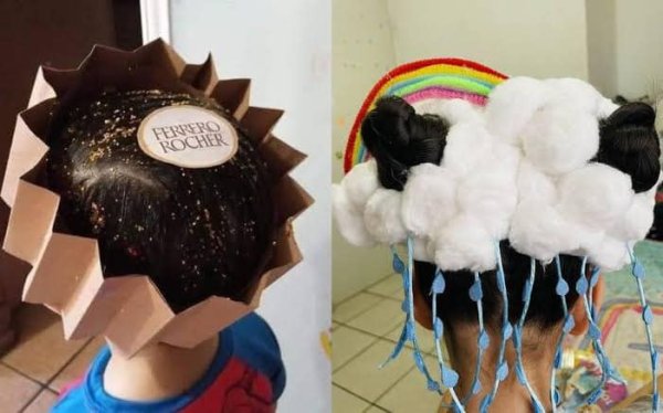 Estos son los peinados locos más creativos para el Día del niño