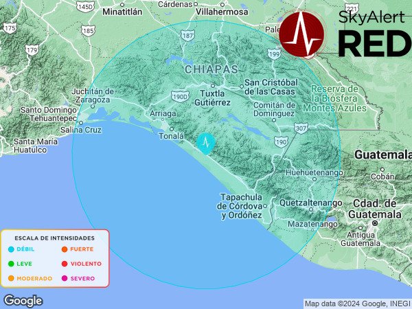 Sismo de magnitud 5.1 en Chiapas y Oaxaca este domingo 